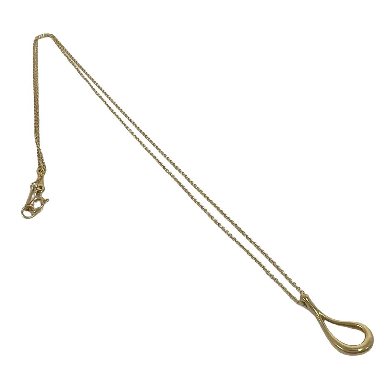 TIFFANY&Co. ティファニー (Vintage) オープンティアドロップ ネックレス K18 750 YG 6