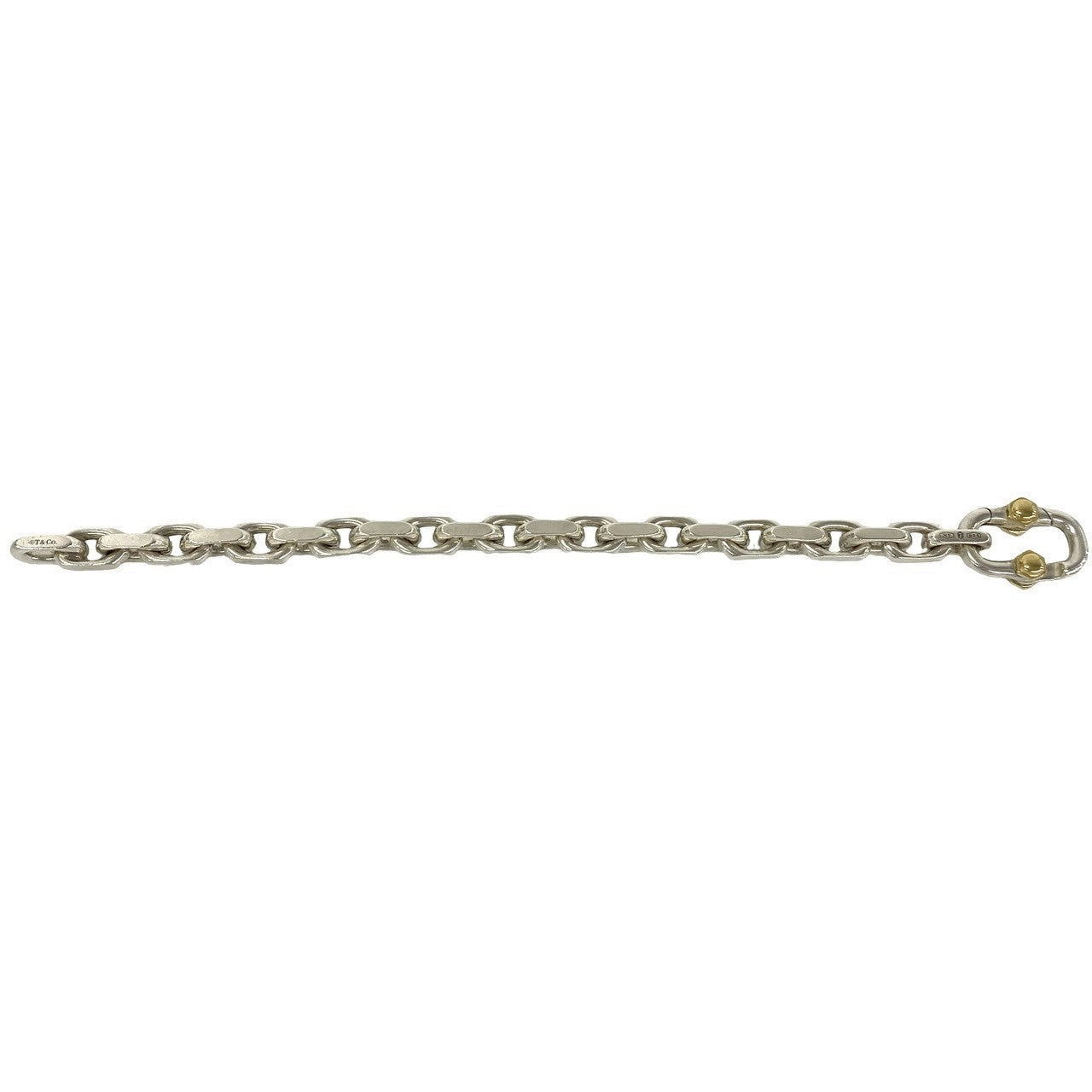 TIFFANY&Co. ティファニー メイカーズ ブレスレット 925 K18 750YG 6