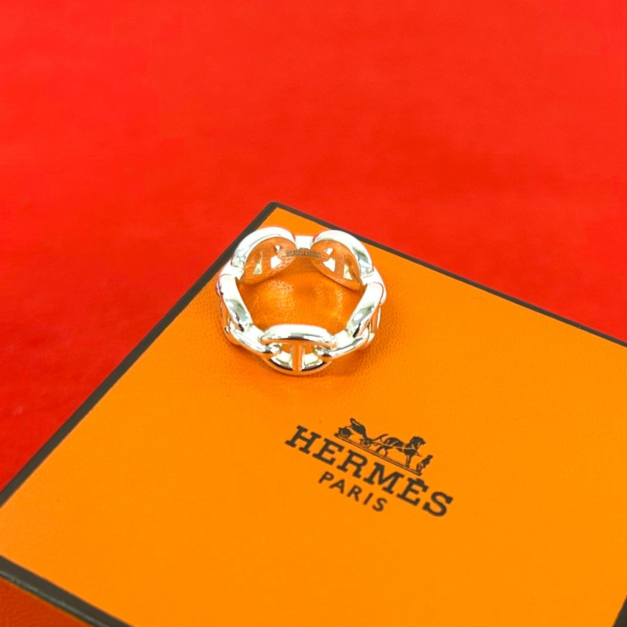 HERMES エルメス シェーヌダンクル アンシェネ リング 指輪