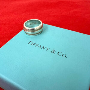 TIFFANY&Co. ティファニー グルーブド ダブルライン リング 指輪