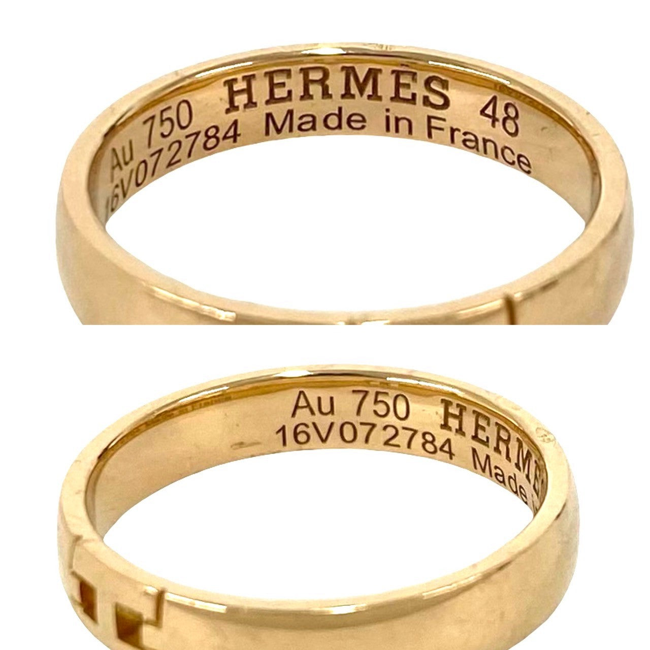 HERMES エルメス エヴァー ヘラクレス リング K18 750PG 指輪 3