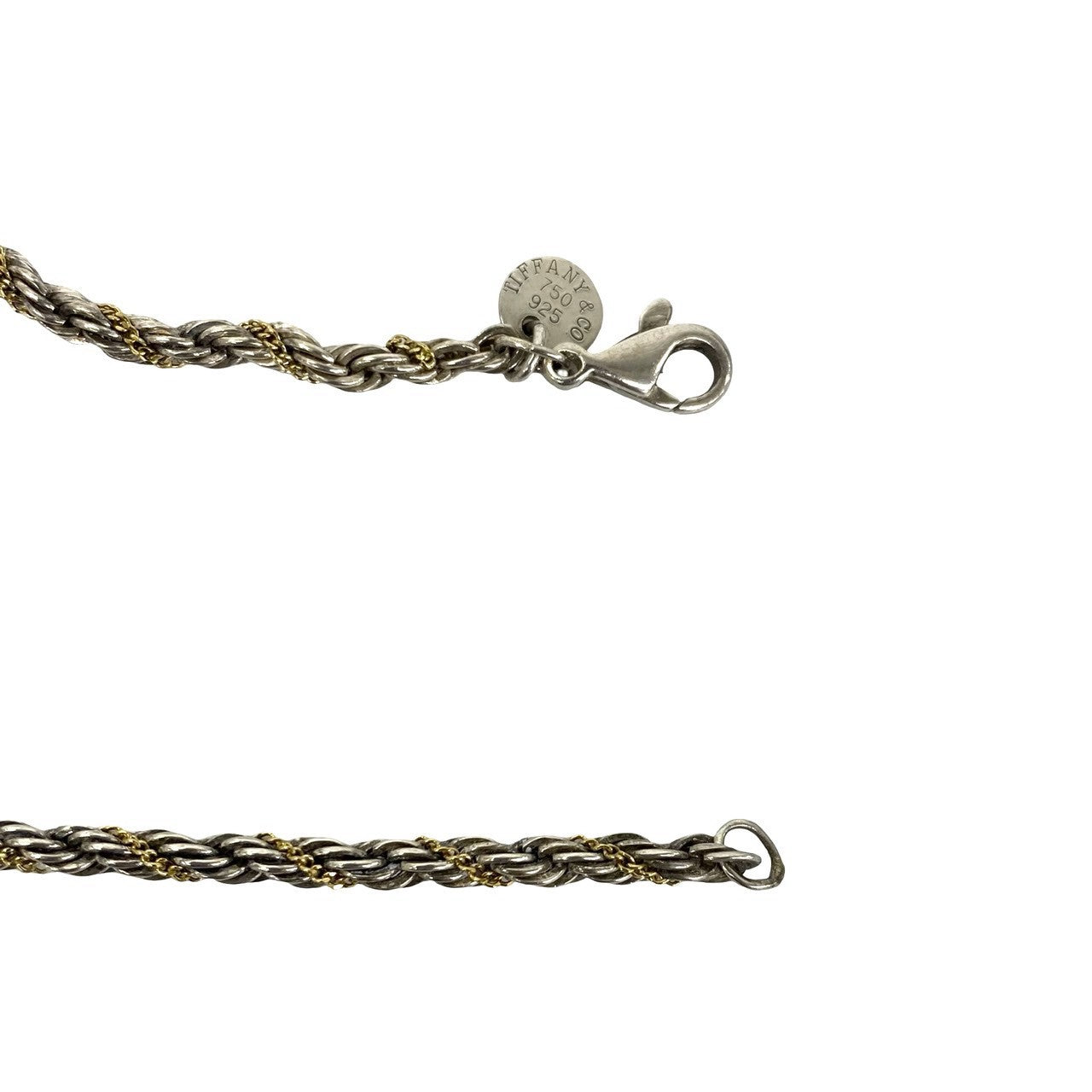 TIFFANY&Co. ティファニー (Vintage) ツイスト ロープ ブレスレット 925 K18 750YG 4