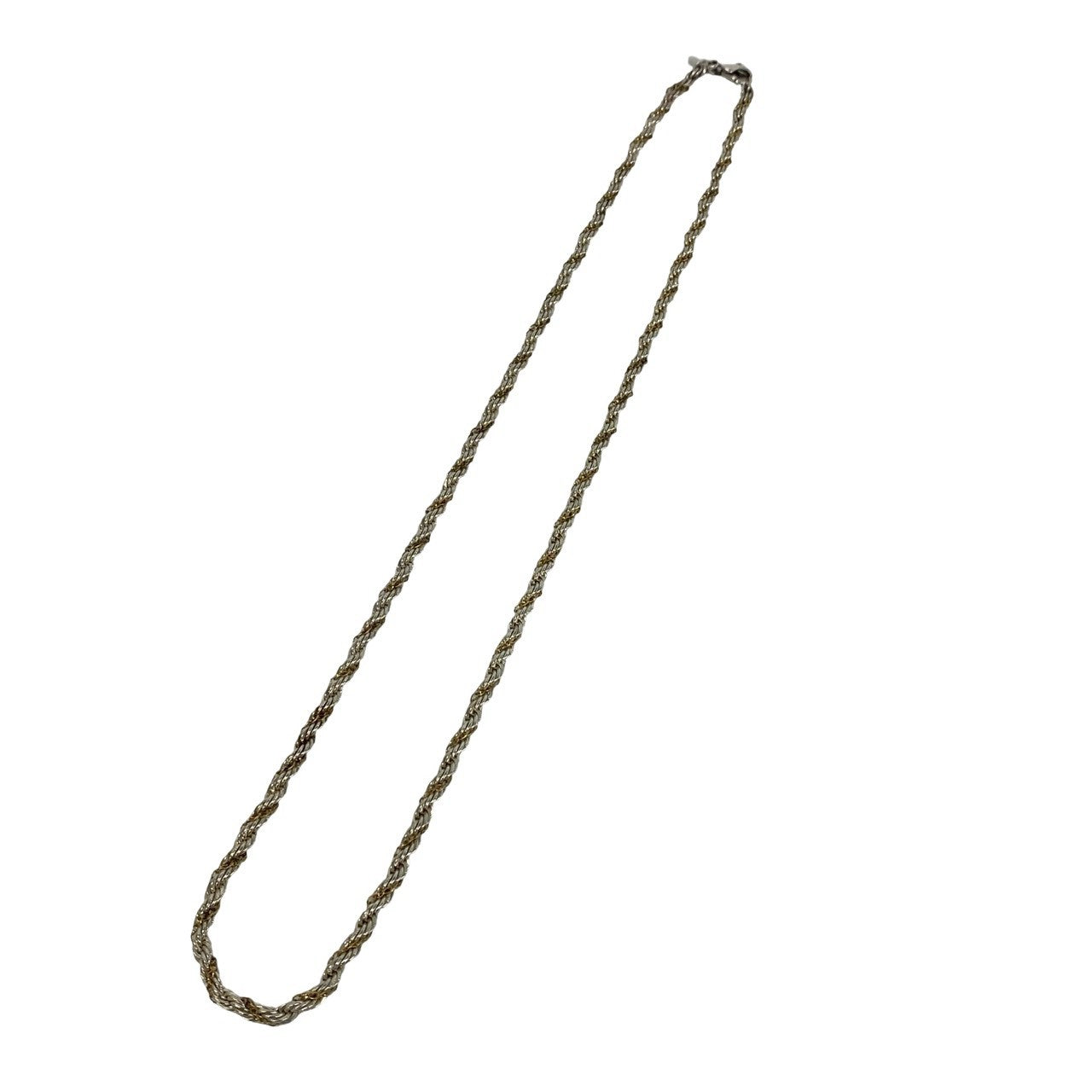 TIFFANY&Co. ティファニー (Vintage) ツイスト ロープ ネックレス 925 K18 750YG 6