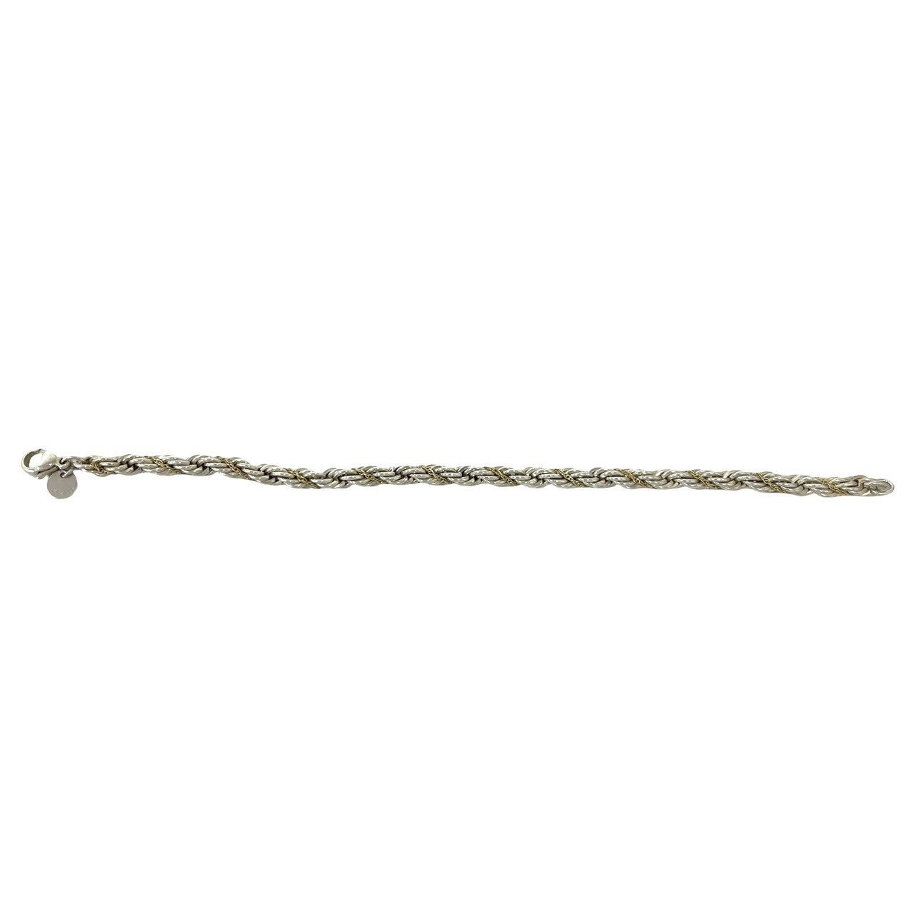 TIFFANY&Co. ティファニー (Vintage) ツイストロープ ブレスレット 925 K18 750YG 6