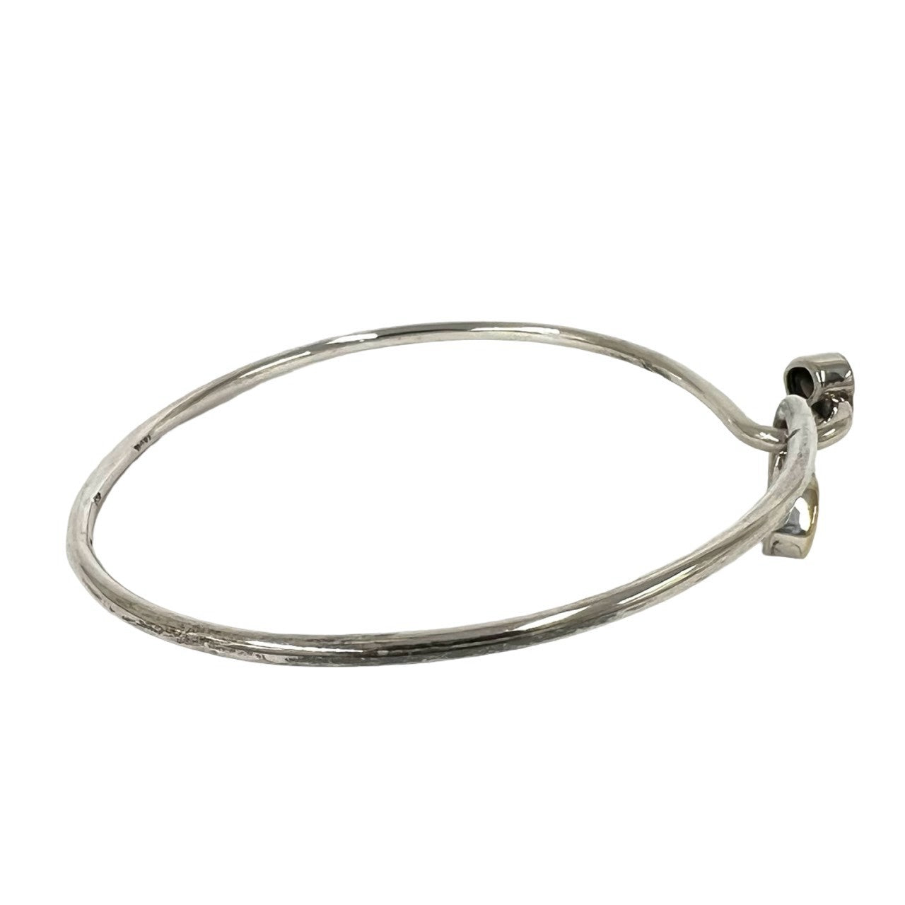 TIFFANY&Co. ティファニー (Vintage) ソリッド ダブルハート ブレスレット 5