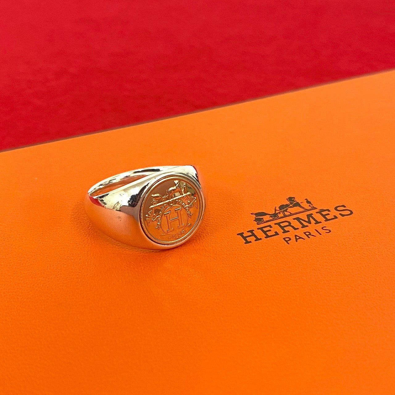 HERMES エルメス エクス リブリス シュヴァリエ リング・指輪