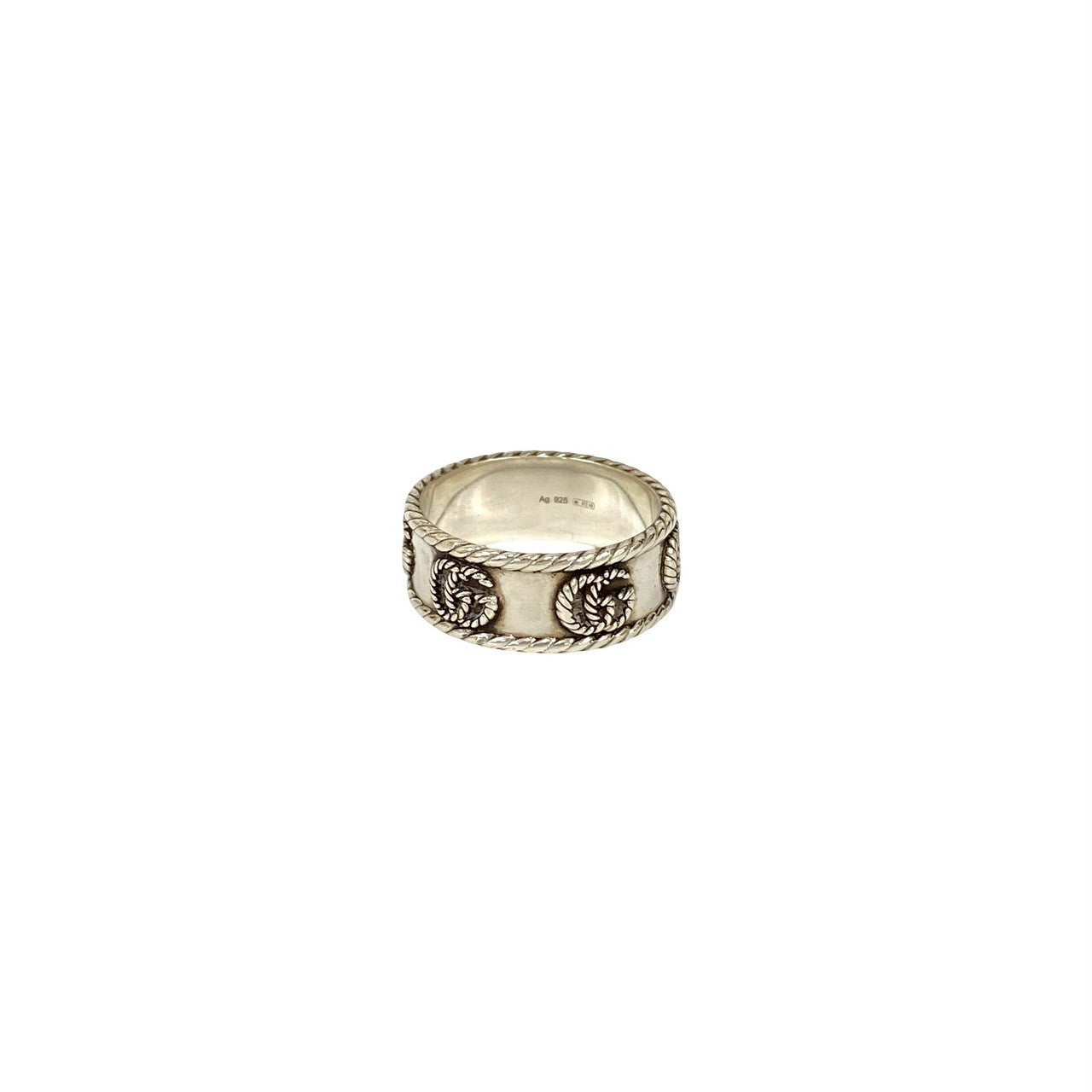 GUCCI グッチ ダブルG ワイド リング 指輪 5