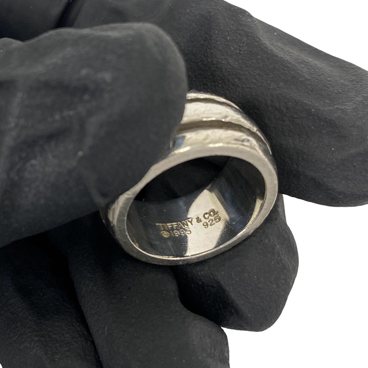 TIFFANY&Co. ティファニー (Vintage) グルーブド ダブルライン リング 指輪 3