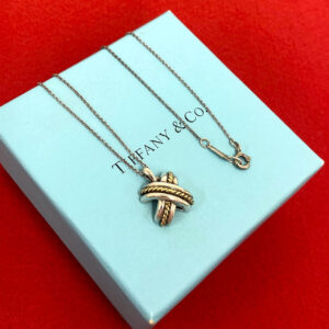 TIFFANY&Co. ティファニー (Vintage) シグネチャー ネックレス 950 K18 750YG