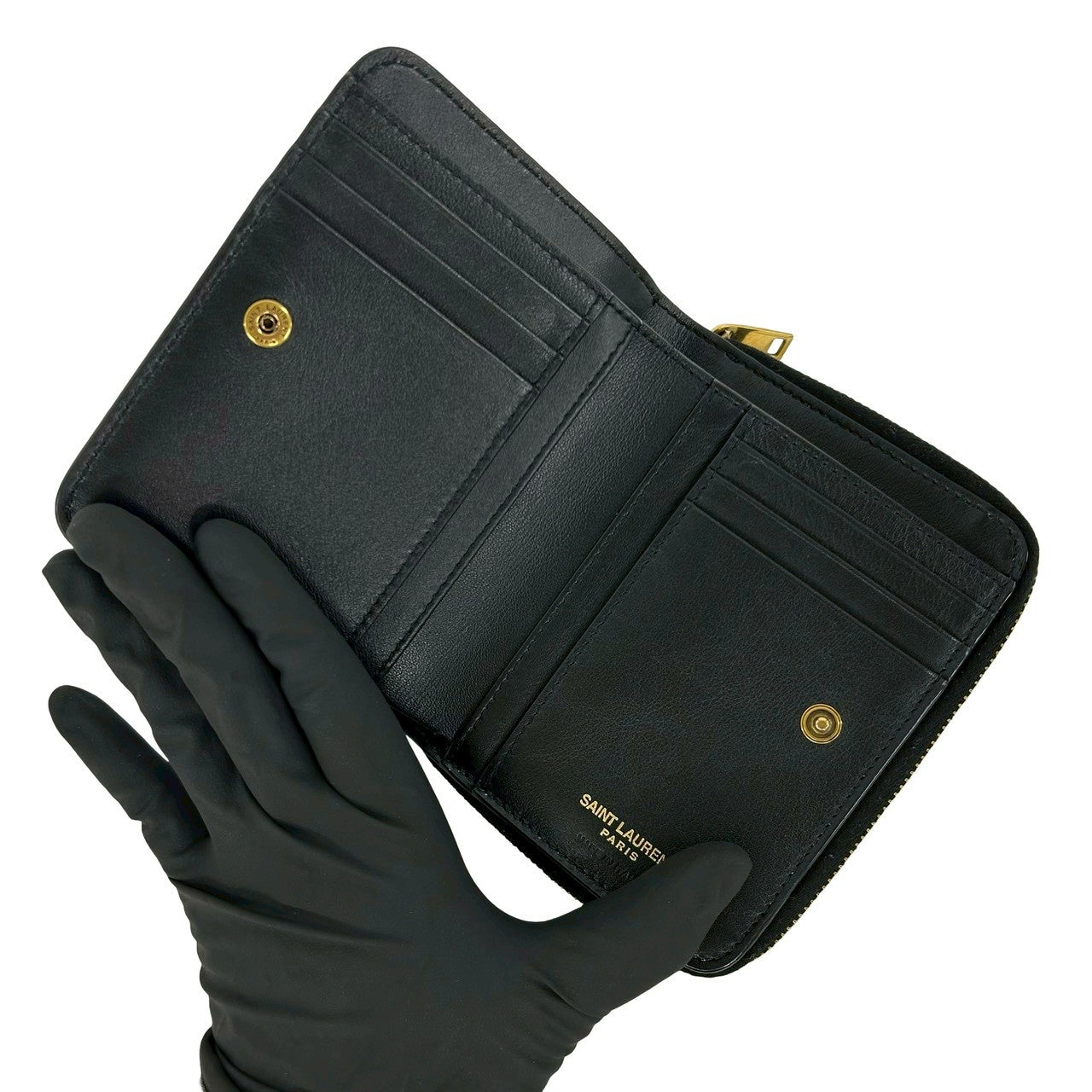 YVES SAINT LAURENT イヴ・サンローラン 二つ折り財布 7