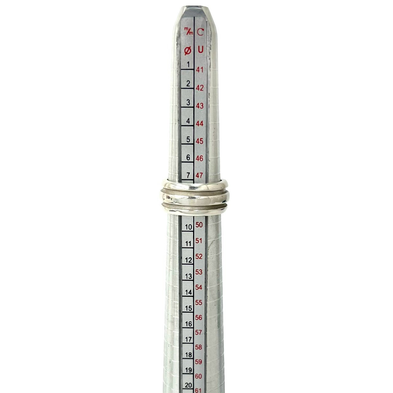 TIFFANY&Co. ティファニー (Vintage) グルーブド ダブルライン リング 指輪 8号 7