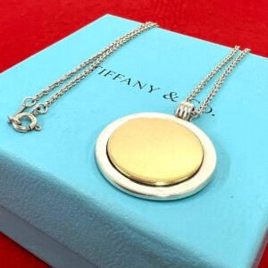 TIFFANY&Co. ティファニー コイン ネックレス 925 K18 750YG