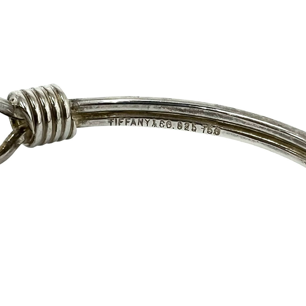 TIFFANY&Co. ティファニー (Vintage) ダブル フック バングル 925 K18 750YG 3