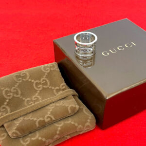 GUCCI グッチ ロゴ ビス リング 指輪
