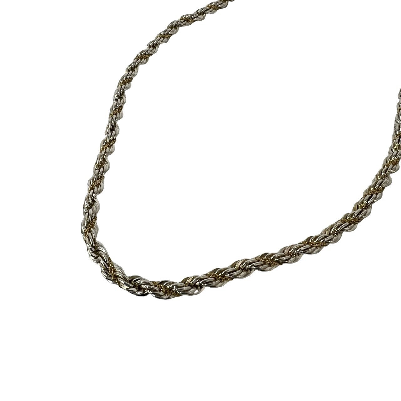 TIFFANY&Co. ティファニー (Vintage) ツイストロープ ネックレス 925 K18 750YG 4
