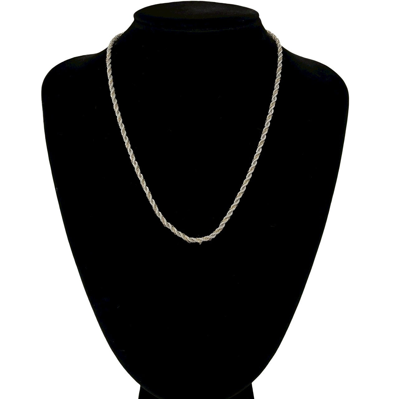TIFFANY&Co. ティファニー (Vintage) ツイストロープ ネックレス 925 K18 750YG 2