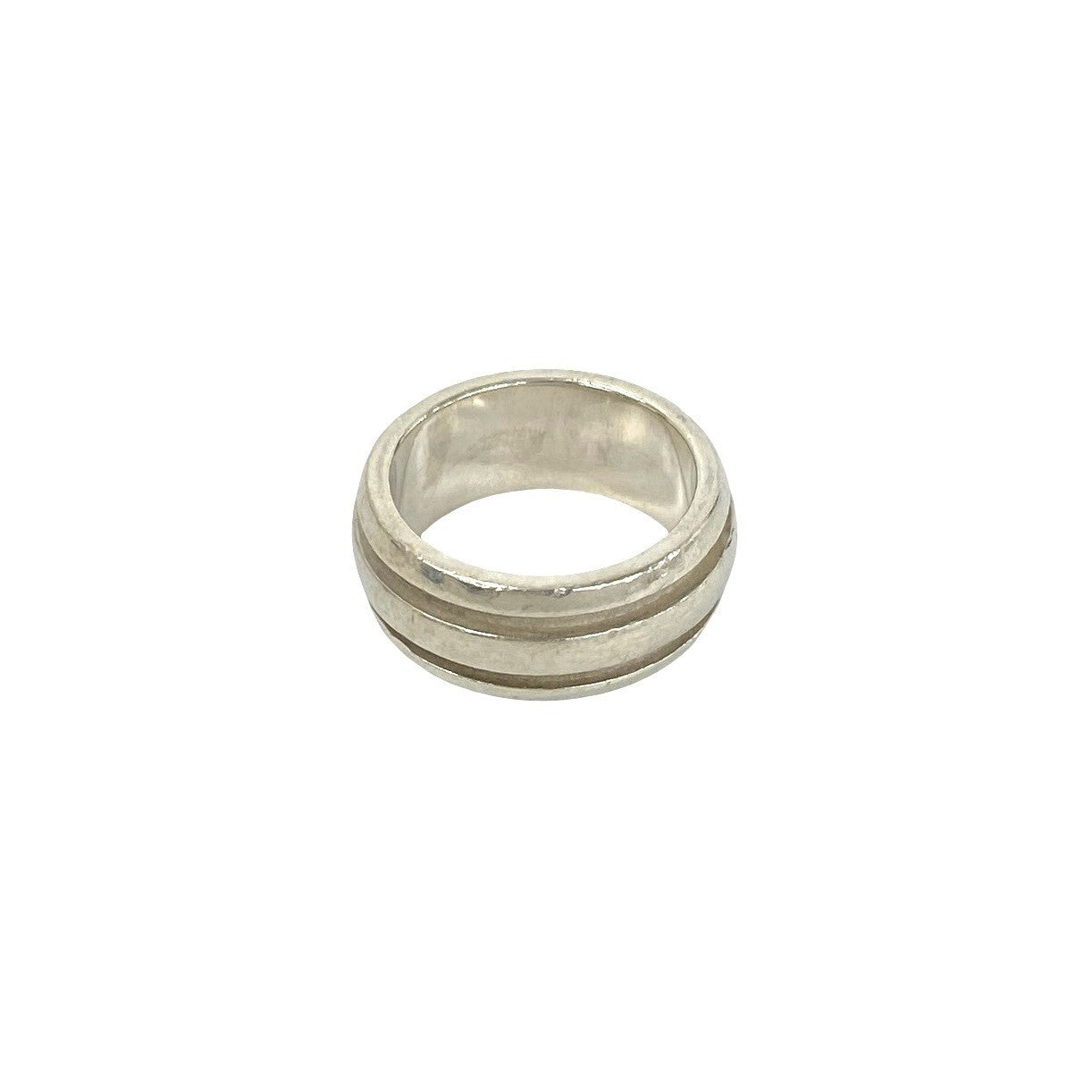 TIFFANY&Co. ティファニー (Vintage) グルーブド ダブルライン リング 指輪 6