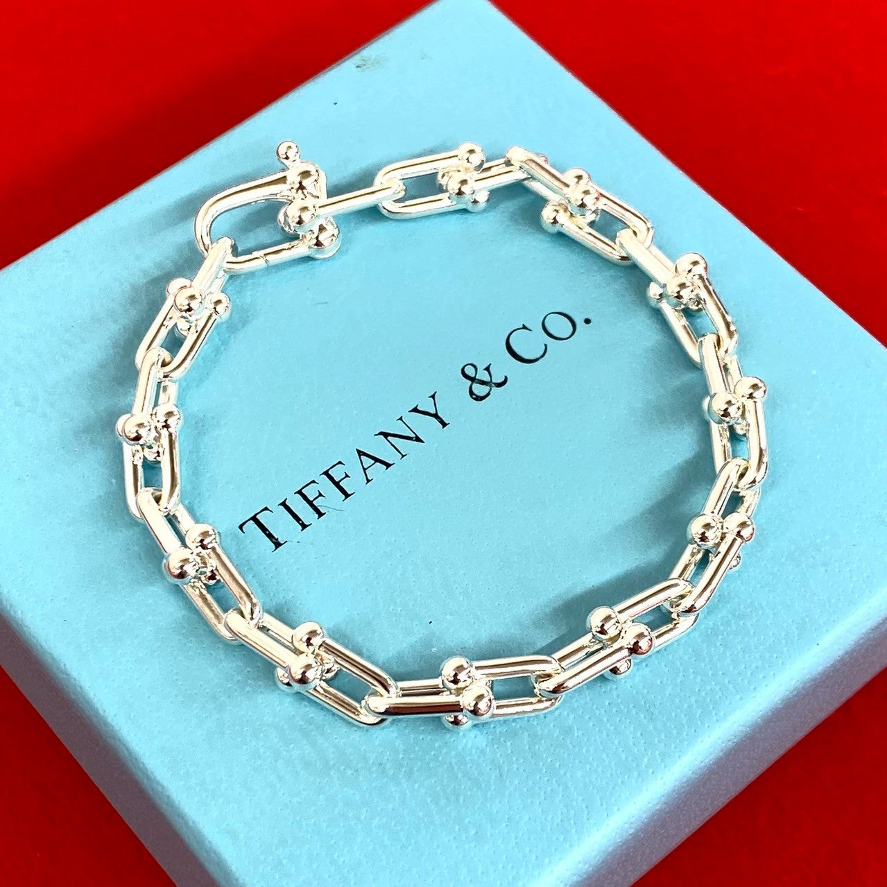 TIFFANY&Co. ティファニー ハードウェア スモールリンク ブレスレット