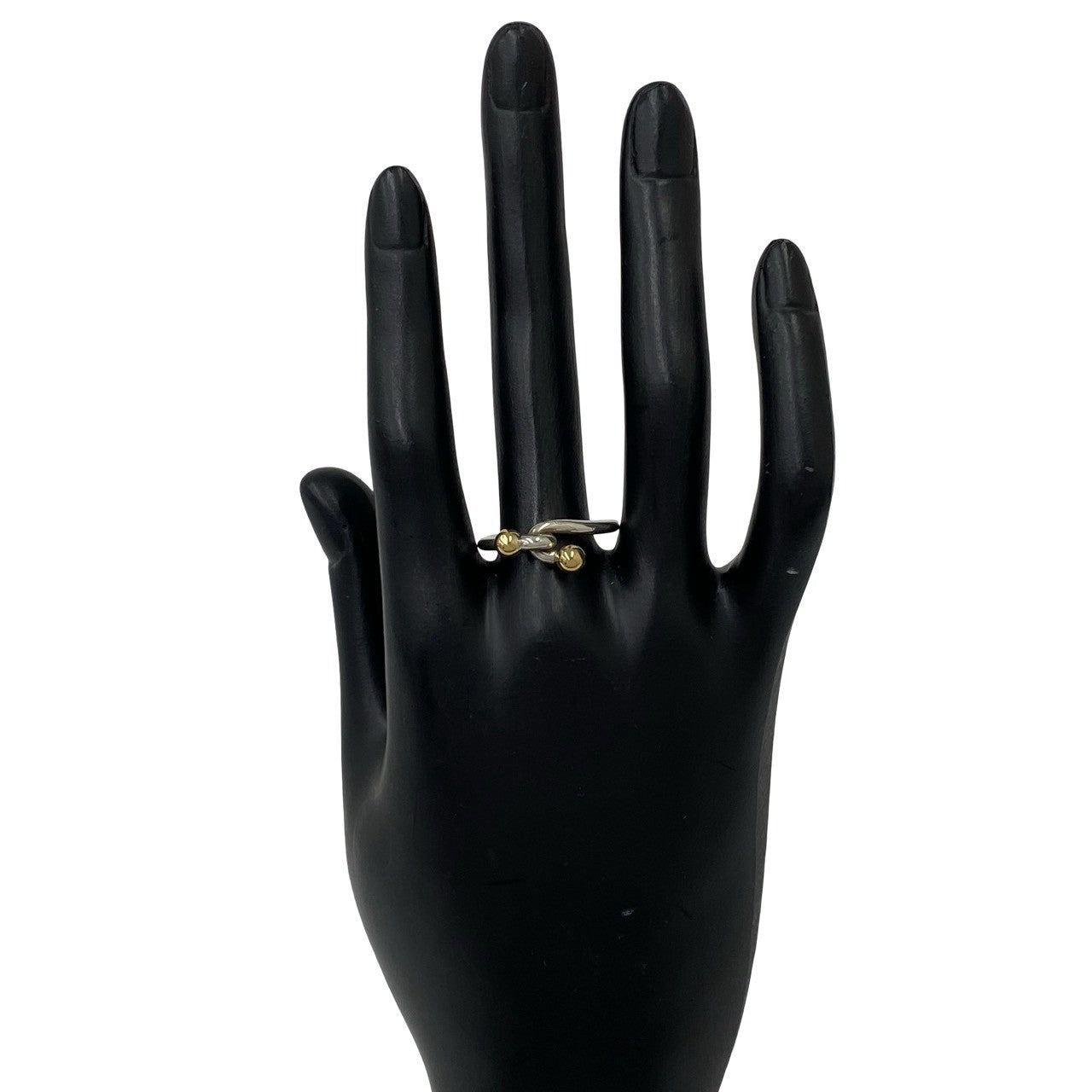 TIFFANY&Co. ティファニー (Vintage) フック&アイ リング 指輪 12号 925 K18 750YG 2
