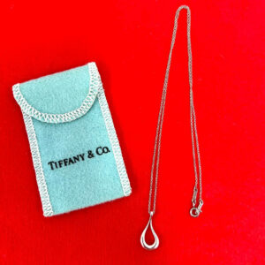 TIFFANY&Co. ティファニー (Vintage) オープン ティアドロップ ネックレス