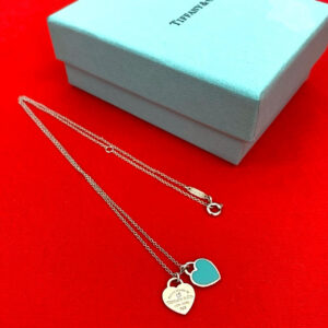 TIFFANY&Co. ティファニー リターントゥ ティファニー ブルー ダブル ハート ネックレス