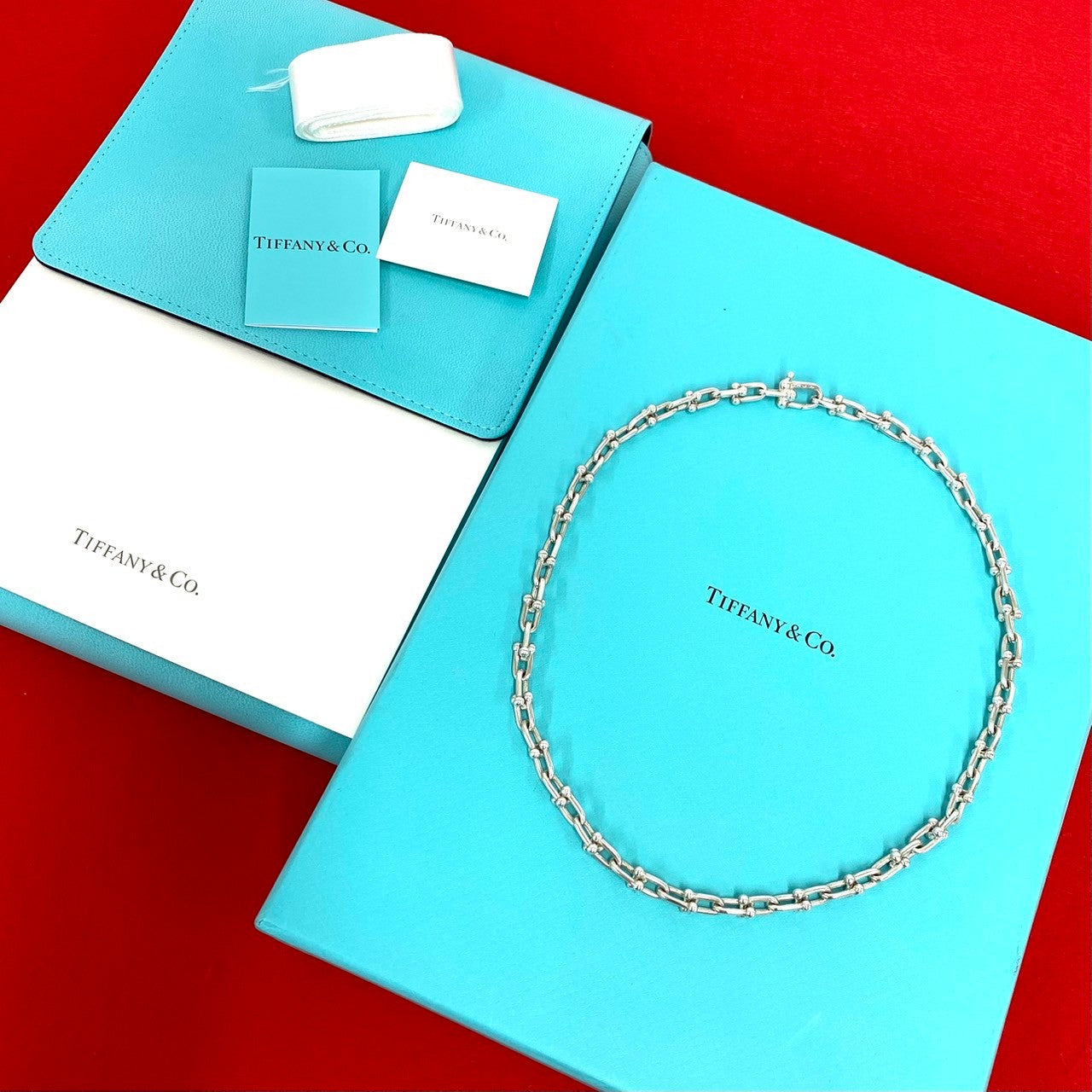 TIFFANY&Co. ティファニー ハードウェア スモールリンク ネックレス