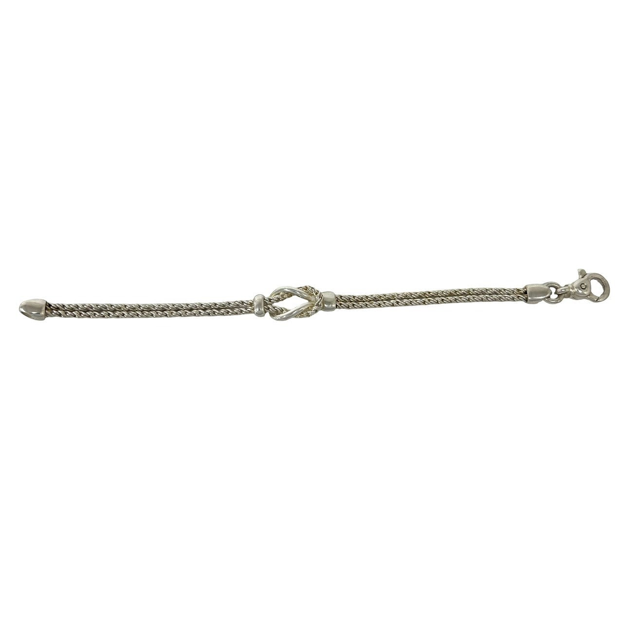 TIFFANY&Co. ティファニー (Vintage) ダブルロープ センターノット ブレスレット 5