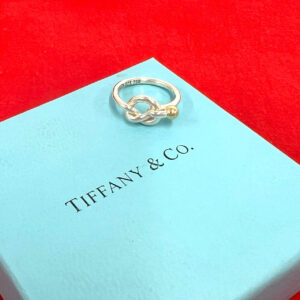 TIFFANY&Co. ティファニー (Vintage) ラブノット リング 925 K18 750YG 指輪