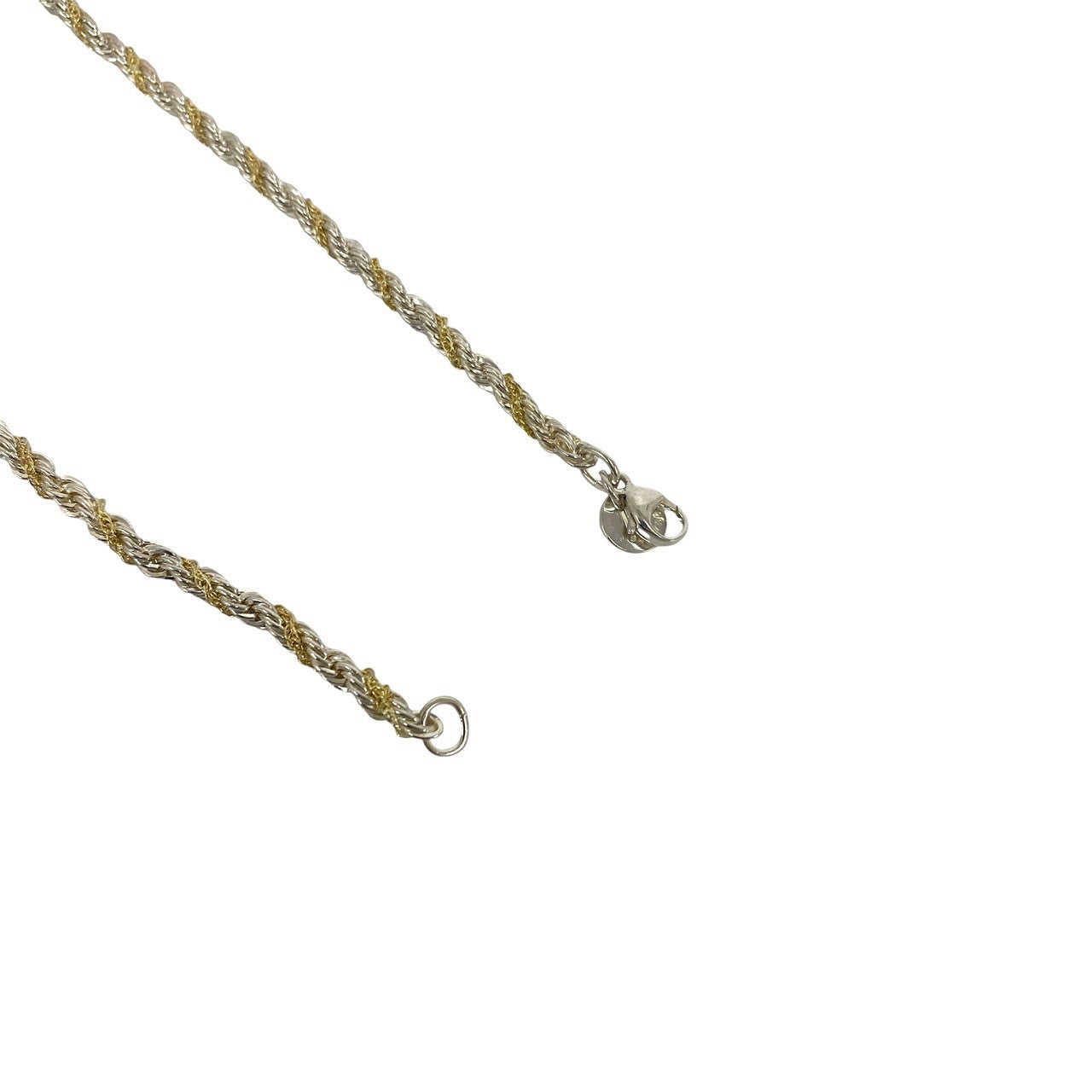TIFFANY&Co. ティファニー (Vintage) ツイストロープ ネックレス 925 K18 750YG 5