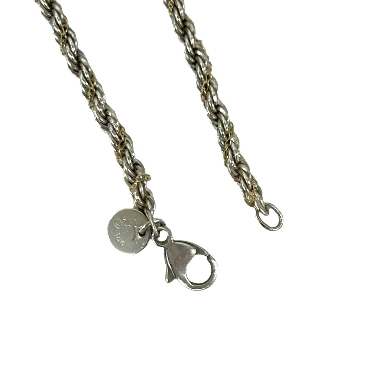 TIFFANY&Co. ティファニー ツイスト ロープ ブレスレット 925 K18 750 4