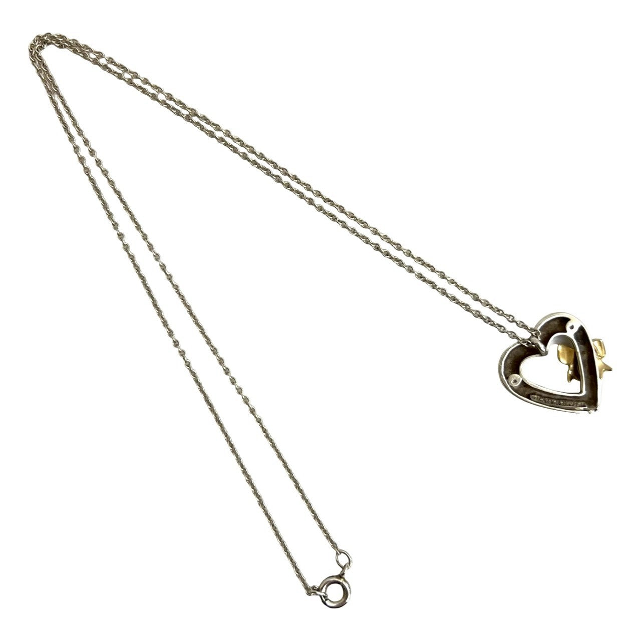 TIFFANY&Co. ティファニー ハート&リボン ネックレス 5