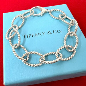 TIFFANY&Co. ティファニー (Vintage) オーバルリンク ツイスト ブレスレット