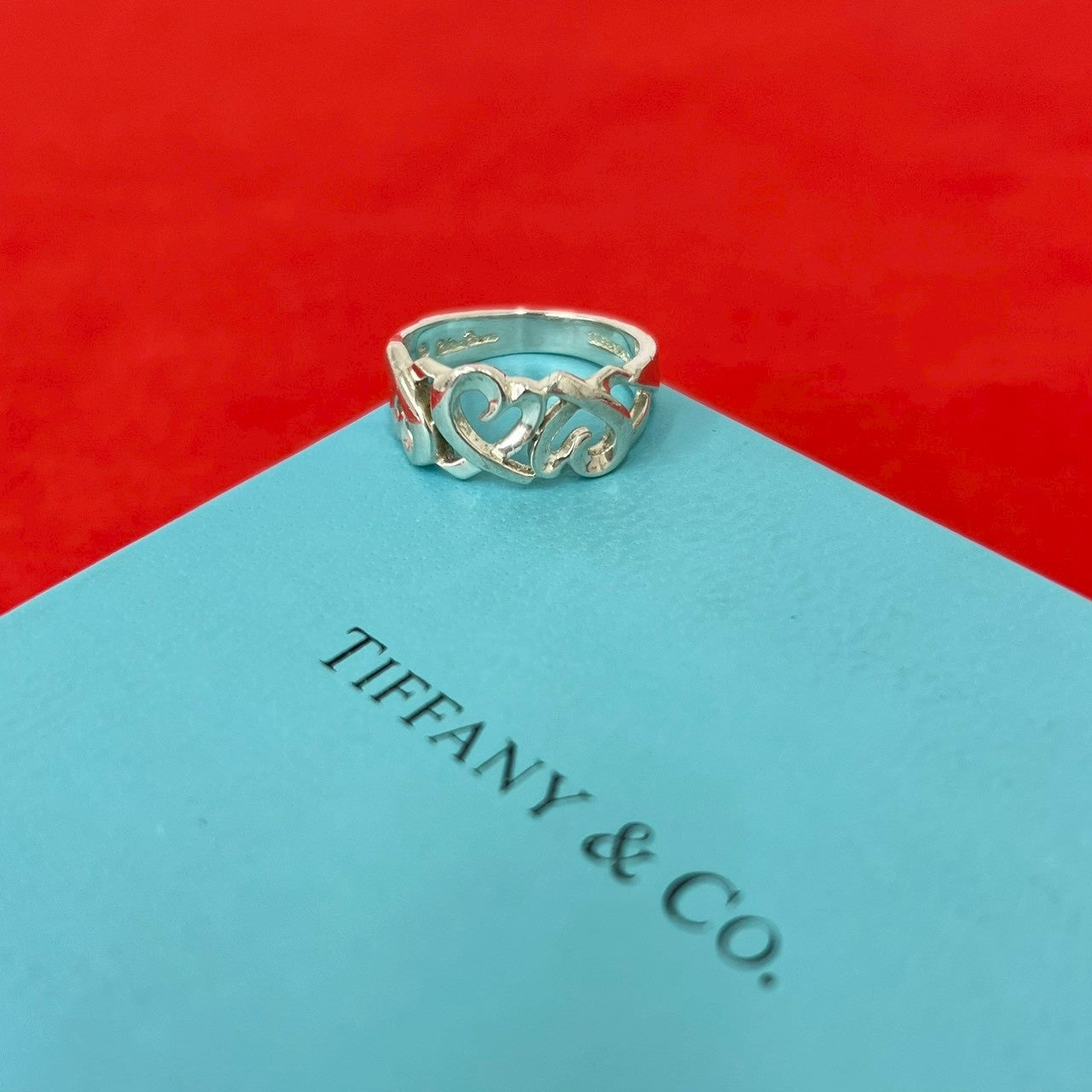 TIFFANY&Co. ティファニー (Vintage) ラビングハート リング 指輪
