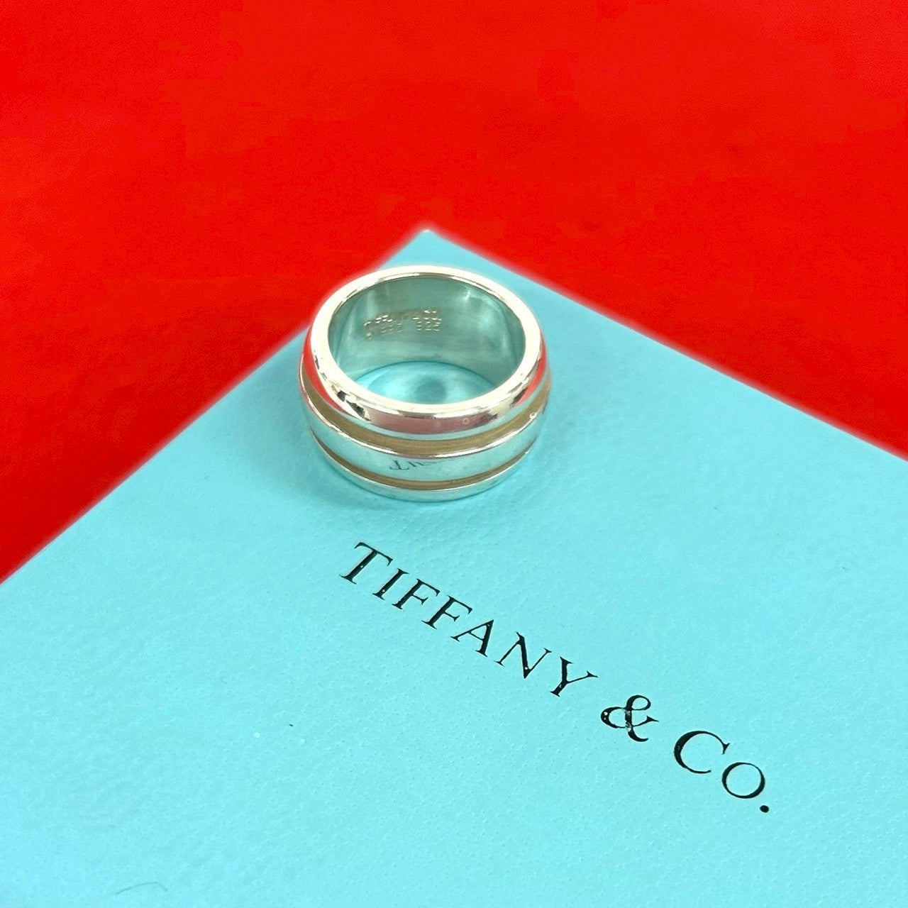 TIFFANY&Co. ティファニー グルーブ ド ダブルライン リング 指輪