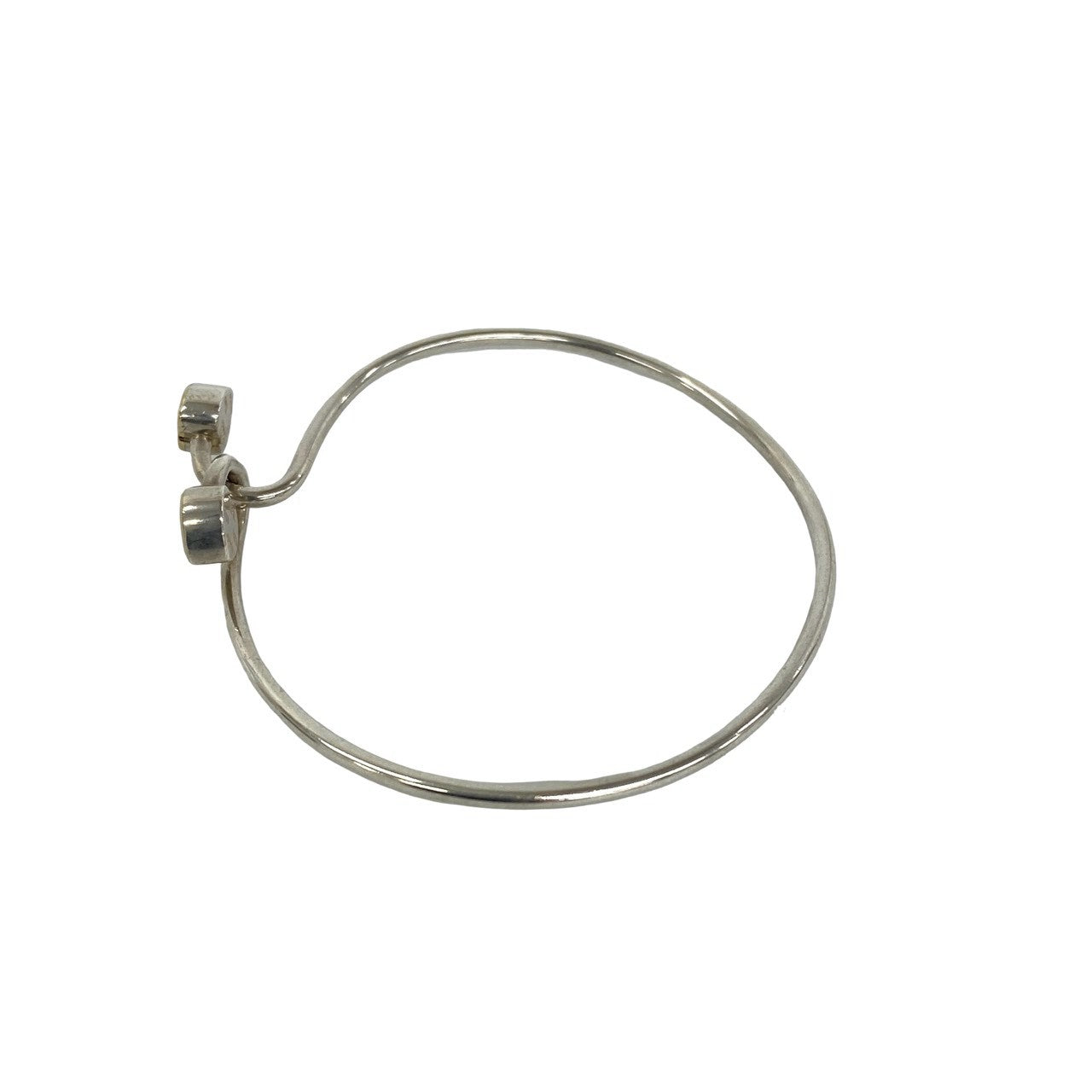 TIFFANY&Co. ティファニー (Vintage) ソリッド ダブルハート フック バングル 925 K18 750YG 5