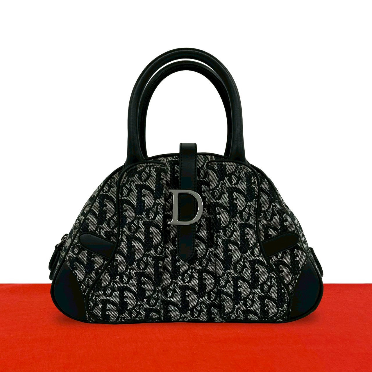Christian Dior ディオール ダブルサドルバッグ ハンドバッグ
