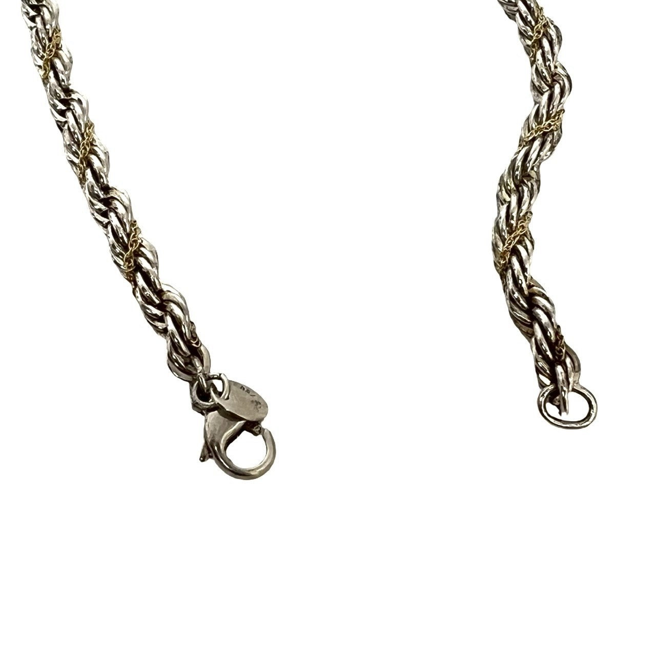 TIFFANY&Co. ティファニー (Vintage) ツイストロープ ネックレス 925 K18 750YG 4