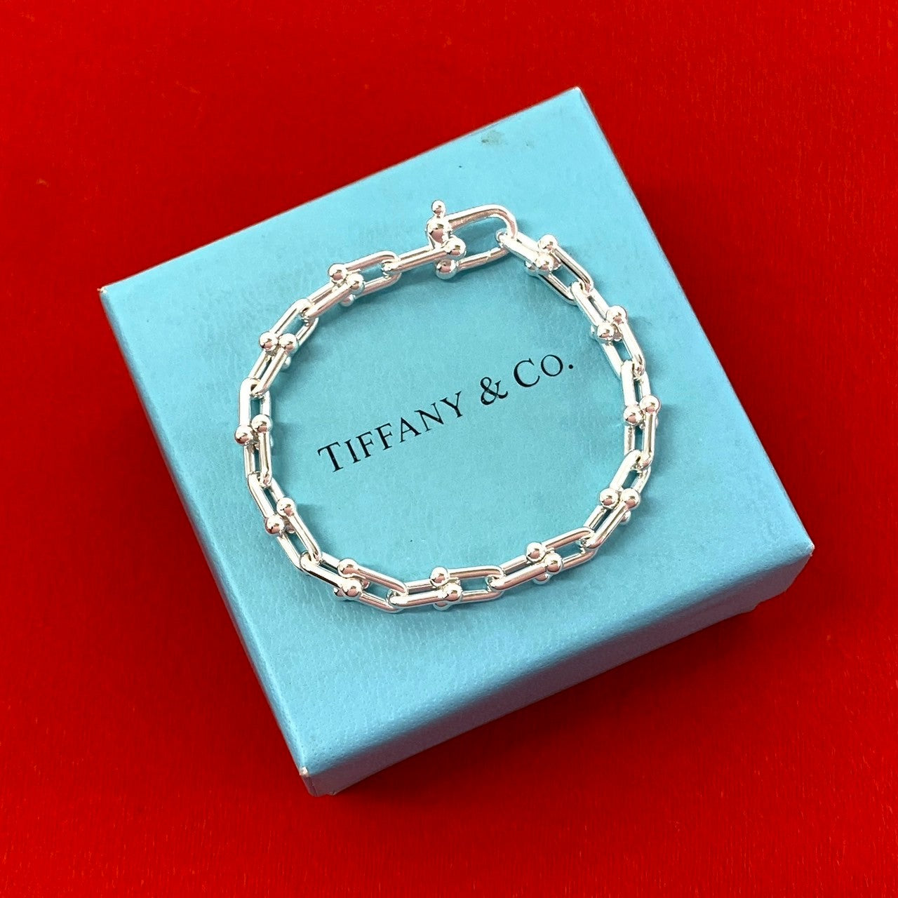 TIFFANY&Co. ティファニー ハードウェア スモールリンク ブレスレット