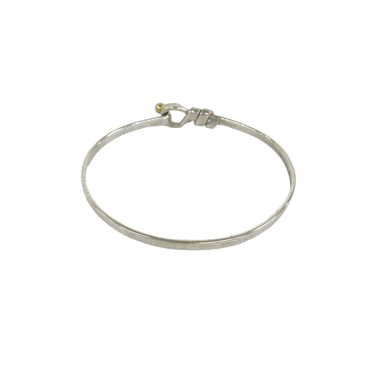 TIFFANY&Co. ティファニー (Vintage) フック&アイ バングル ブレスレット 925 K18 750YG 6