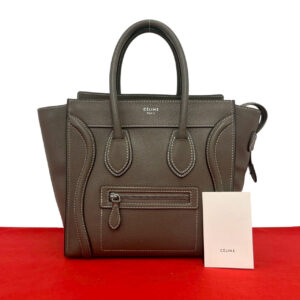 CELINE セリーヌ ラゲージ マイクロショッパー ハンドバッグ