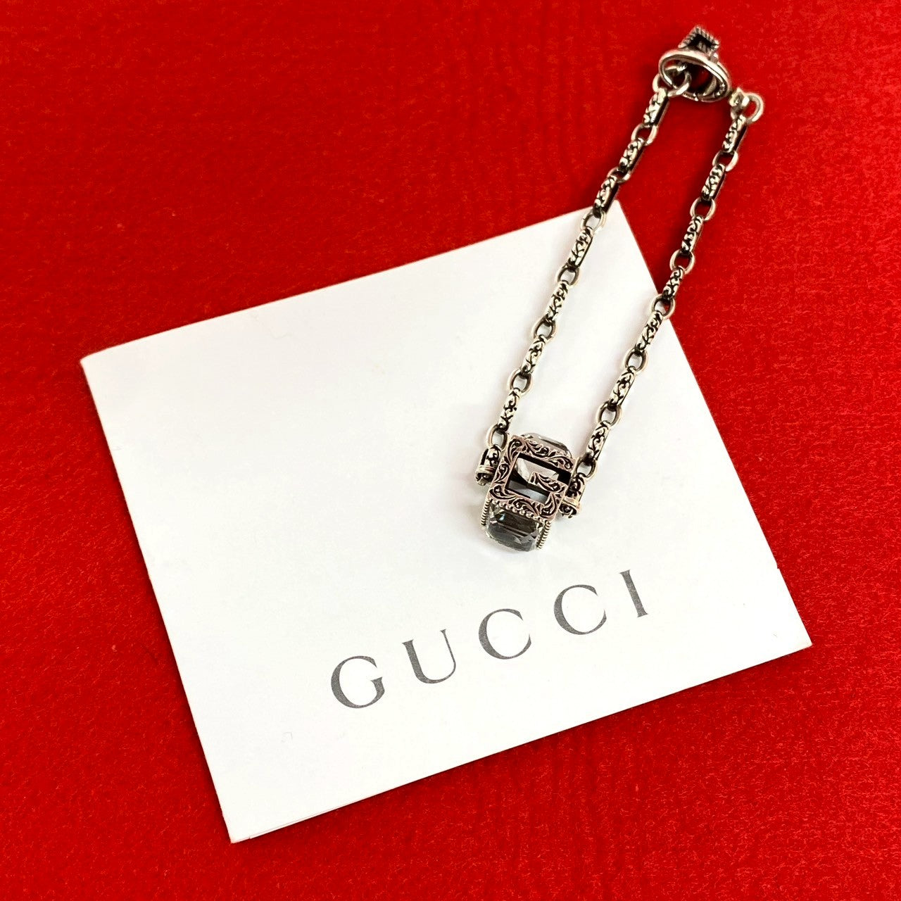 GUCCI グッチ アラベスク Gキューブ スクエア ブレスレット
