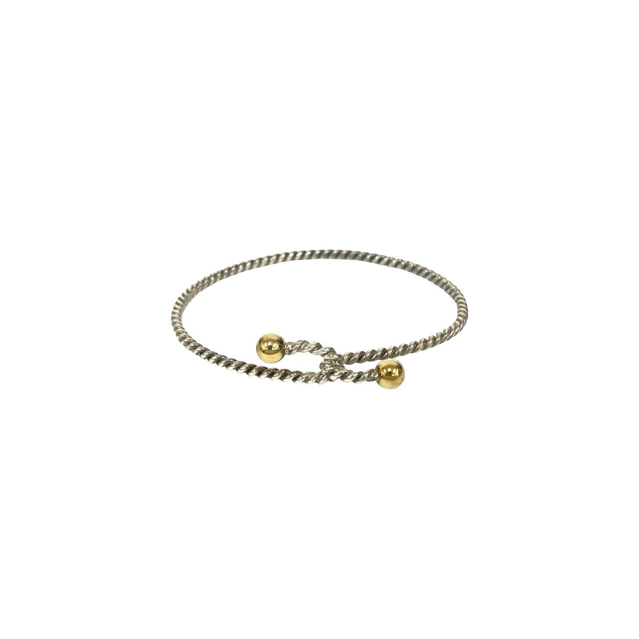 TIFFANY&Co. ティファニー フック アンド アイ ダブル ツイスト ワイヤー バングル 5