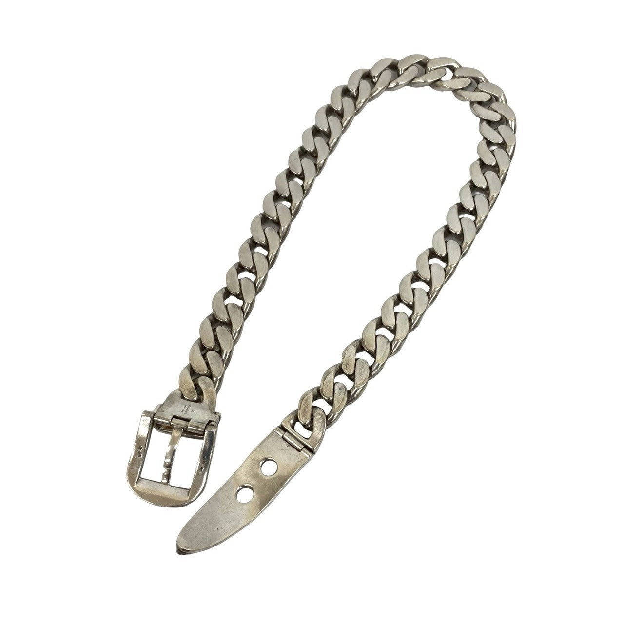 GUCCI アラベスク キャットヘッド 喜平ベルト ネックレス 7