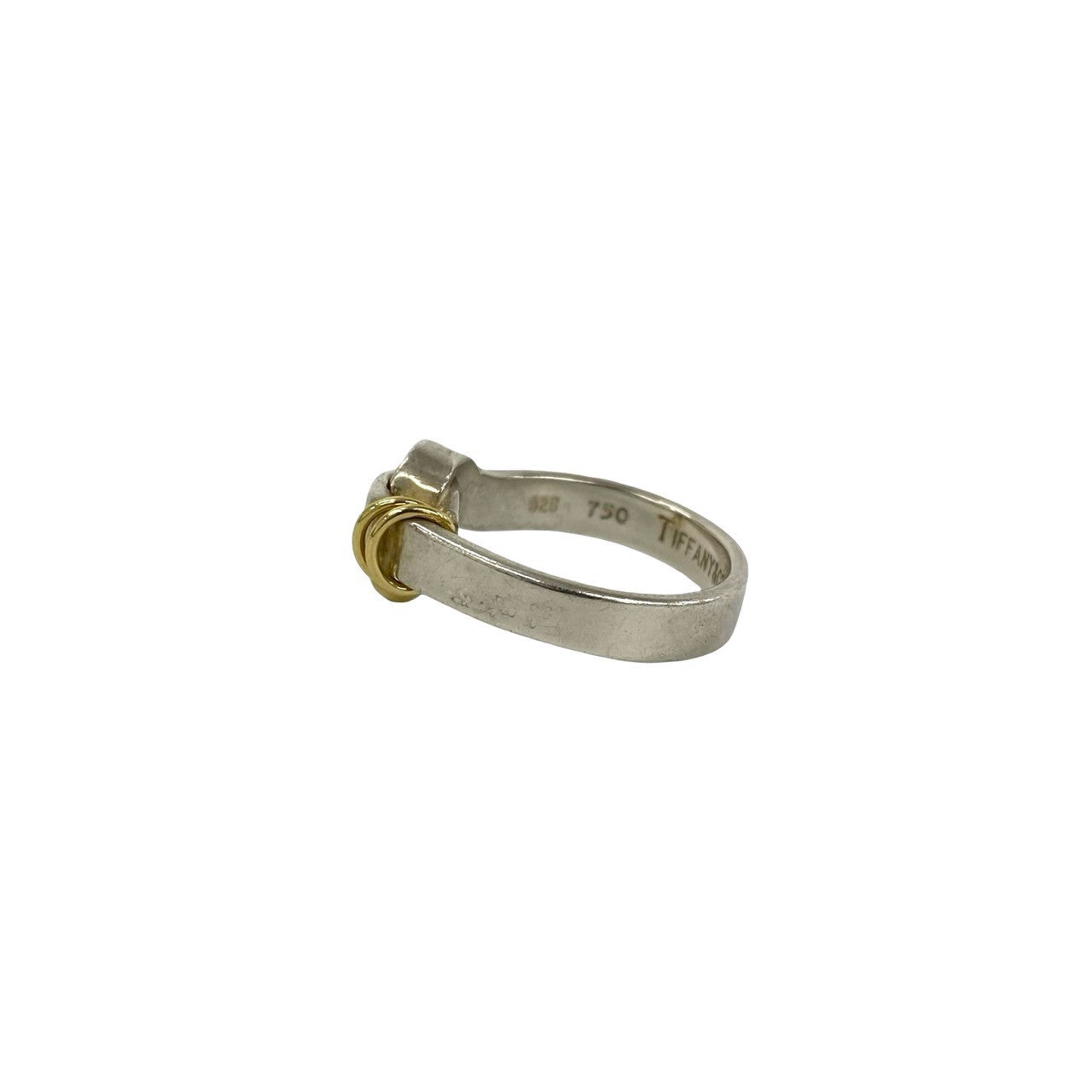 TIFFANY&Co. ティファニー (Vintage) フック&アイ リング 指輪 12号 925 K18 750YG 4