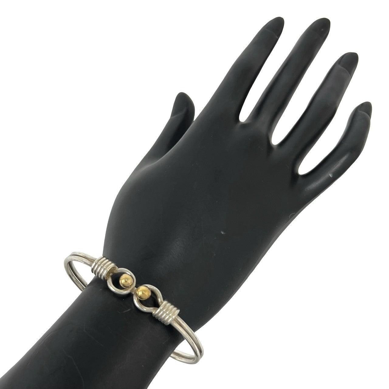 TIFFANY&Co. ティファニー (Vintage) ダブル フック バングル 925 K18 750YG 2