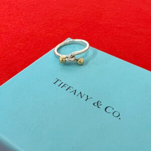TIFFANY&Co. ティファニー (Vintage) フック&アイ リング 925 K18 750YG 指輪