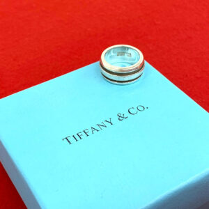 TIFFANY&Co. ティファニー (Vintage) グルーブド ダブルライン リング 指輪 7号