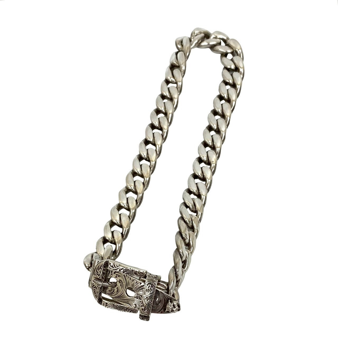 GUCCI アラベスク キャットヘッド 喜平ベルト ネックレス 5
