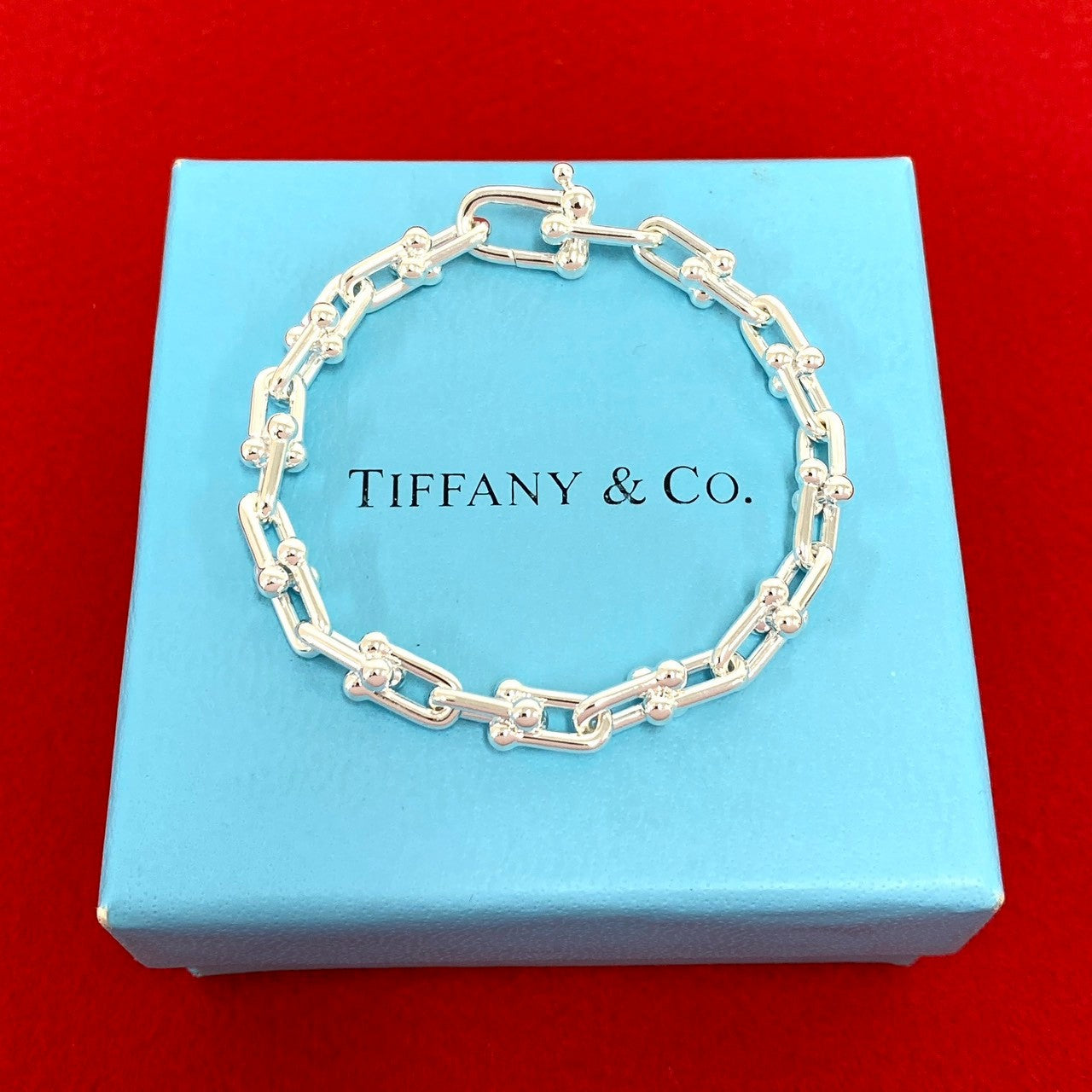TIFFANY&Co. ティファニー ハードウェア スモール リンク ブレスレット