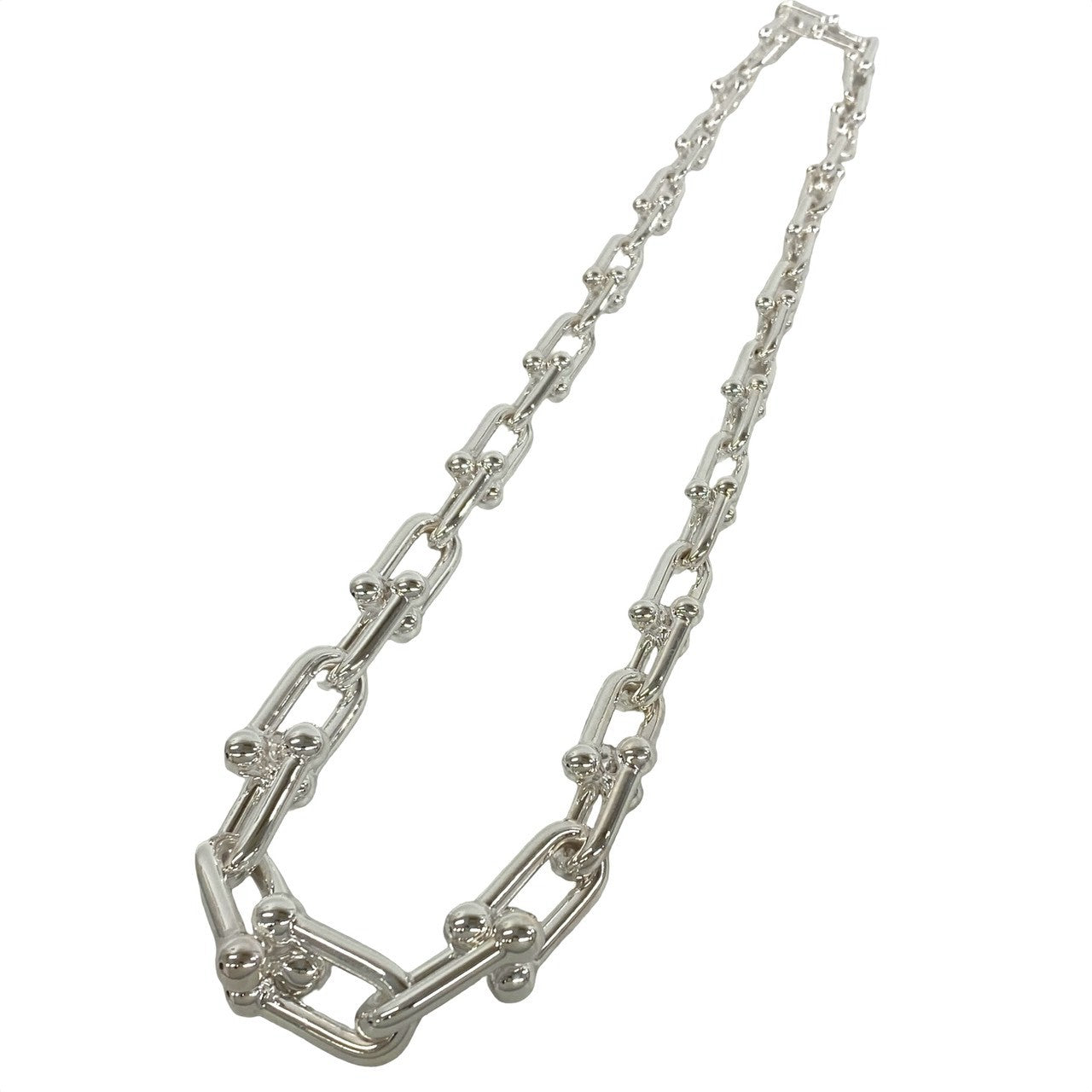 TIFFANY&Co. ティファニー ハードウェア グラジュエイテッド リンク ネックレス 6